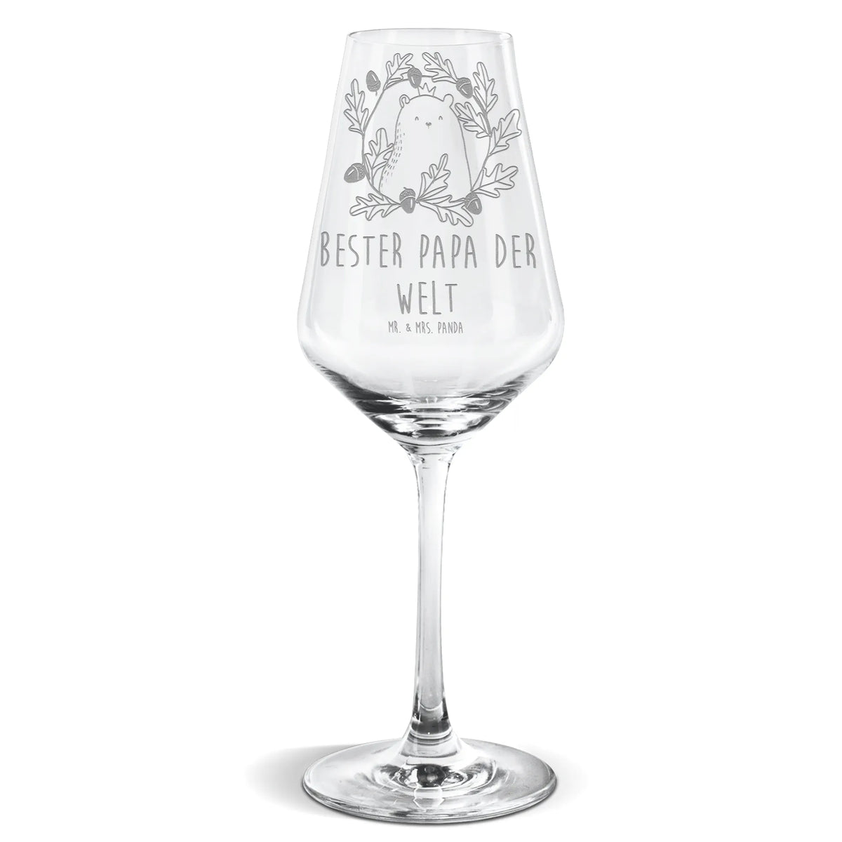White Wine Glass bear king teddy bear, cuddly toy, world best daddy, best daddy, Father, Daddy Bear, Father's Day