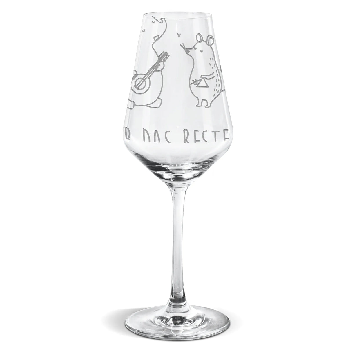 Weißwein Glas Big Band Weinglas, Weißweinkelch, Mr. & Mrs. Panda Weinglas, wein glas, Weinglas Für Weißwein, Panda Weinglas, Weißwein Glas, Weißwein Kelch, Lustige Sprüche, Tiere, Tiermotive, Gute Laune, Hund, Maus, Musikanten, Pinguin, Musik, Delfin, Elefant, Band, Triangel, Gitarre
