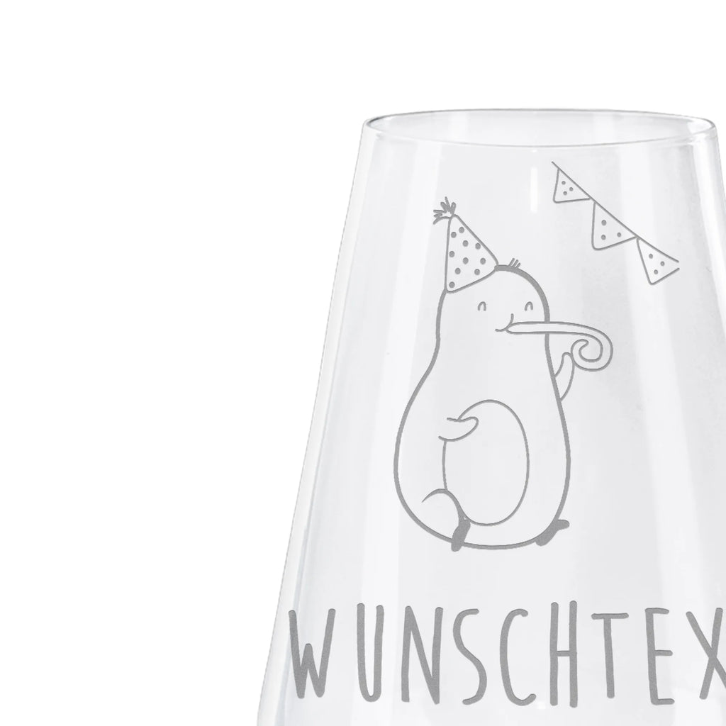 Personalized White Wine Glass avocado Birthday avocado, vegetables