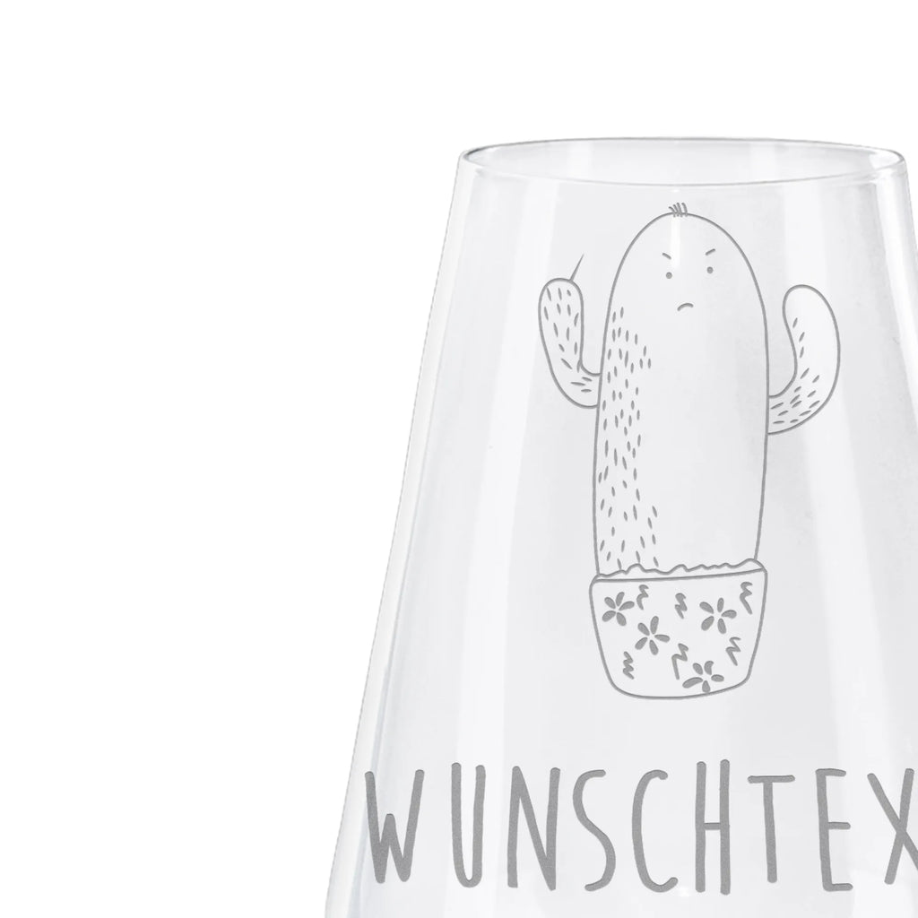 Personalized White Wine Glass cactus Fury cactus, cactuses, plants, cactus plant, small green cactus, colleague, office life, boss, angry, school, annoy, office