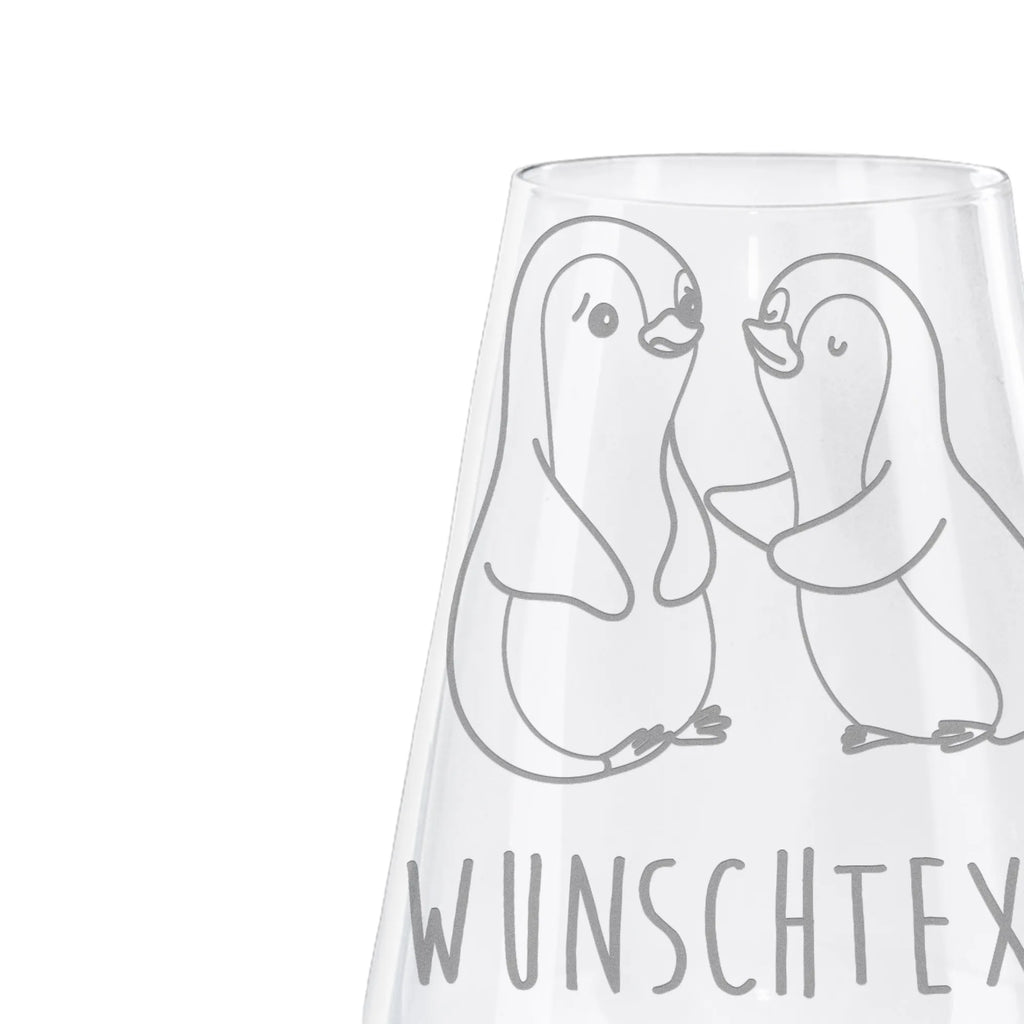 Personalized White Wine Glass penguins console Love, Loving, Two, Together, Marriage, Engagement, Proposal of marriage, Love gift, gift for her, gift for him, anniversary gift, Valentine&#39;s Day Gift for Women Love Gift Anniversary Wedding Anniversary Party Favor Gift for Girlfriend Gift for Partner Boyfriend Gift Token of Love for Men for Husband