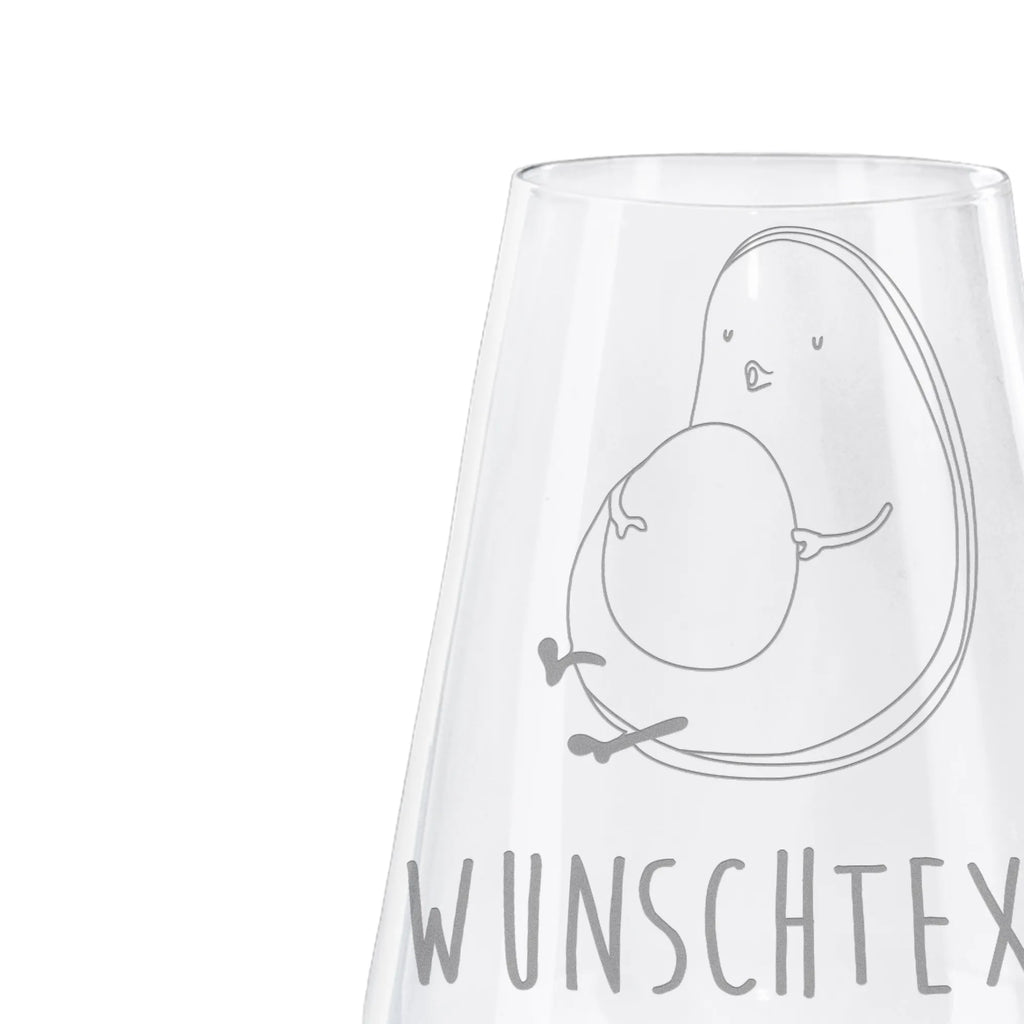 Personalized White Wine Glass avocado Pipes avocado, vegetables, losing weight, diet, chubby, nutrition, being fat, Avocado