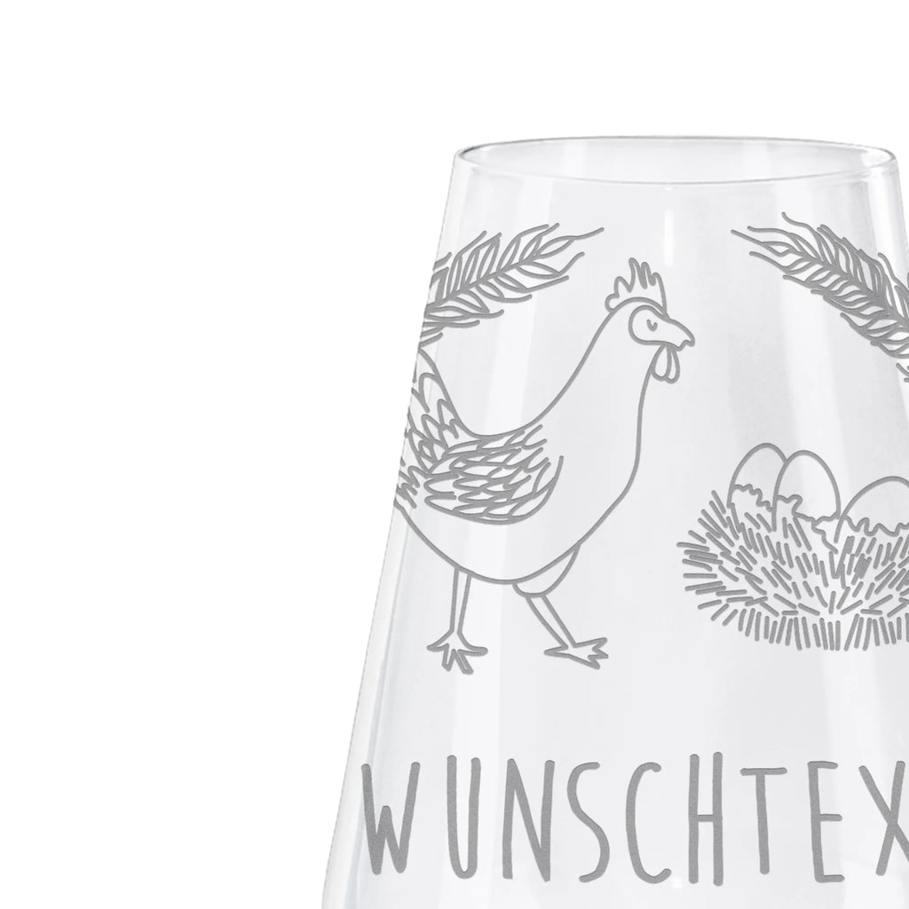 Personalized White Wine Glass Chicken Proud farm, farm animals, animals, eggs, pregnancy, hen, birth, cock, magic, chicken, yard, motivation, country life, saying