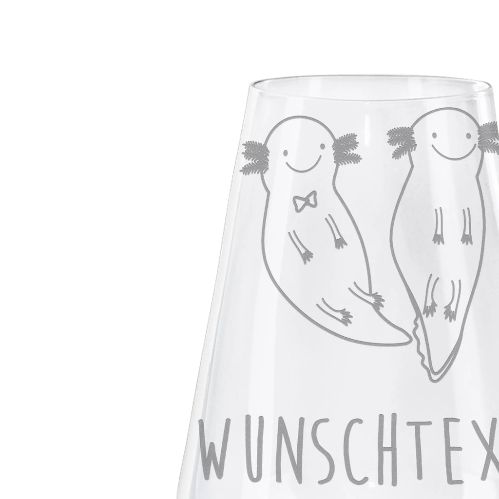 Personalized White Wine Glass axolotl Girlfriend Axolotl, Axelotl, marine animals, Mexican walking fish, salamander, great love, amphibian, fiancé, axolotl, husband, proof of love, axolot, love, friend, tail, anniversary, valentine's day