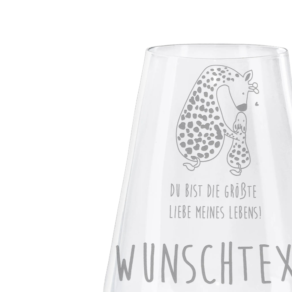 Personalized White Wine Glass giraffe child Africa, son, daughter, favourite person, mother, mum, child, giraffe