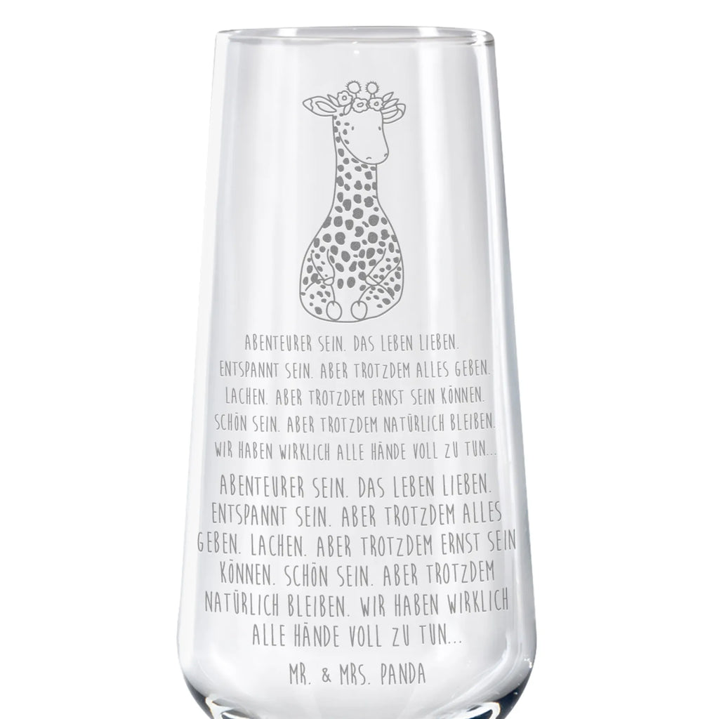 kieliszek do sektu żyrafa Wieniec kwiatów Afryka, dzikie zwierzęta