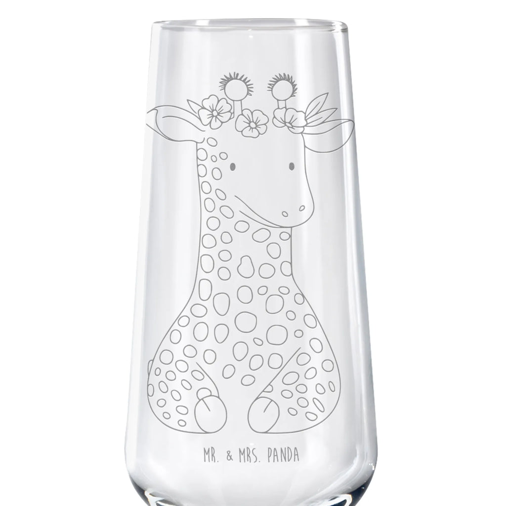 kieliszek do sektu żyrafa Wieniec kwiatów Afryka, dzikie zwierzęta