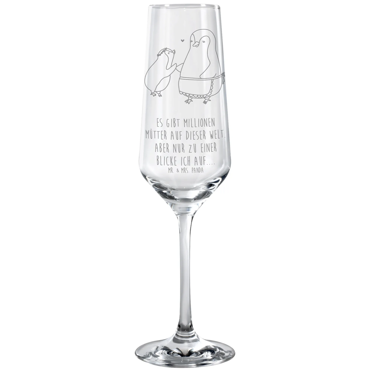 Sektglas Pinguin mit Kind Kelchglas, Schaumweinglas, Sektkelch, Sektglas graviert, Champagnerglas, Proseccoglas, dekorglas, Trinkglas, Sektglas mit Gravur, Sektflöte, graviertes sektglas, Glas, Sektglas, Flute Glas, Geschenkglas, Muttertag, Vatertag, Mama, Papa, Oma, Opa, Familie, Schwester, Bruder, Mami, Mutter, Geschenk, Mutti, Geburststag