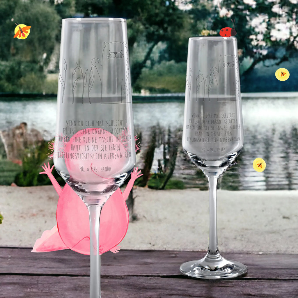 sektglas aufbewahrung Champagnerglas Otter Stein
