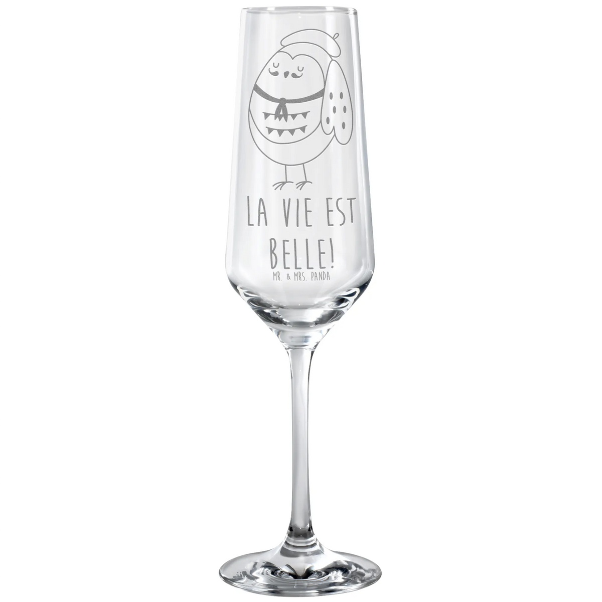 Sparkling wine glass Owl France Flute Glas, graviertes sektglas, Trinkglas, Kelchglas, Sektglas graviert, Sektglas mit Gravur, Sektkelch, Geschenkglas, Sektglas, Champagnerglas, Sektflöte, Glas, Schaumweinglas, dekorglas, Proseccoglas, Eule, Hibou, Spruch schön, Eule Deko, Eulen, Spruch Französisch, Frankreich, La Vie Est Belle, Owl, Das Leben Ist schön