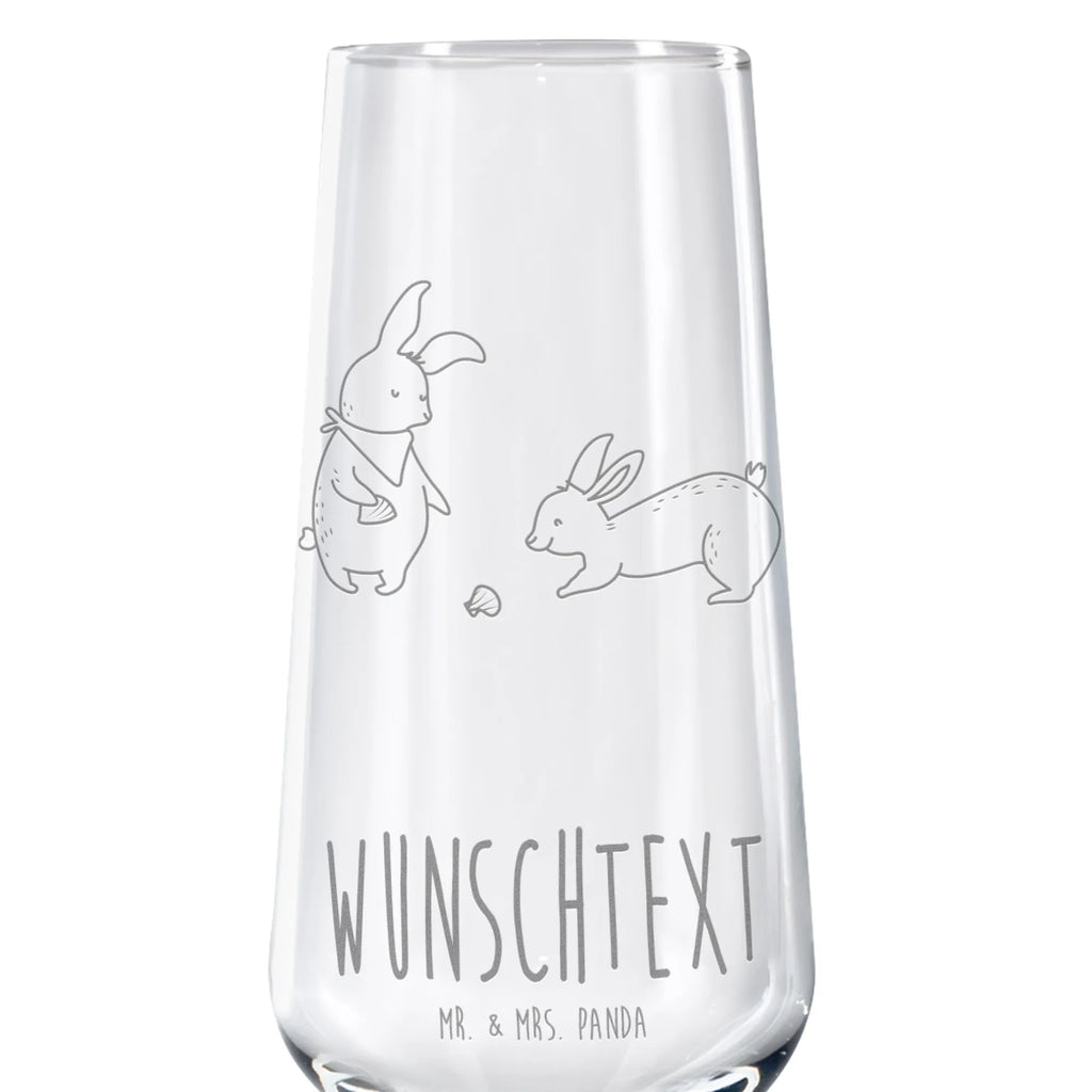 Personalized Sparkling Wine Glass Bunnies with seashell Family, Father's Day, Mother's Day, brother, sister, Mom, Dad, girlfriends, shells, best friend, sea, girlfriend, rabbits, best friends, collecting shells, BFF