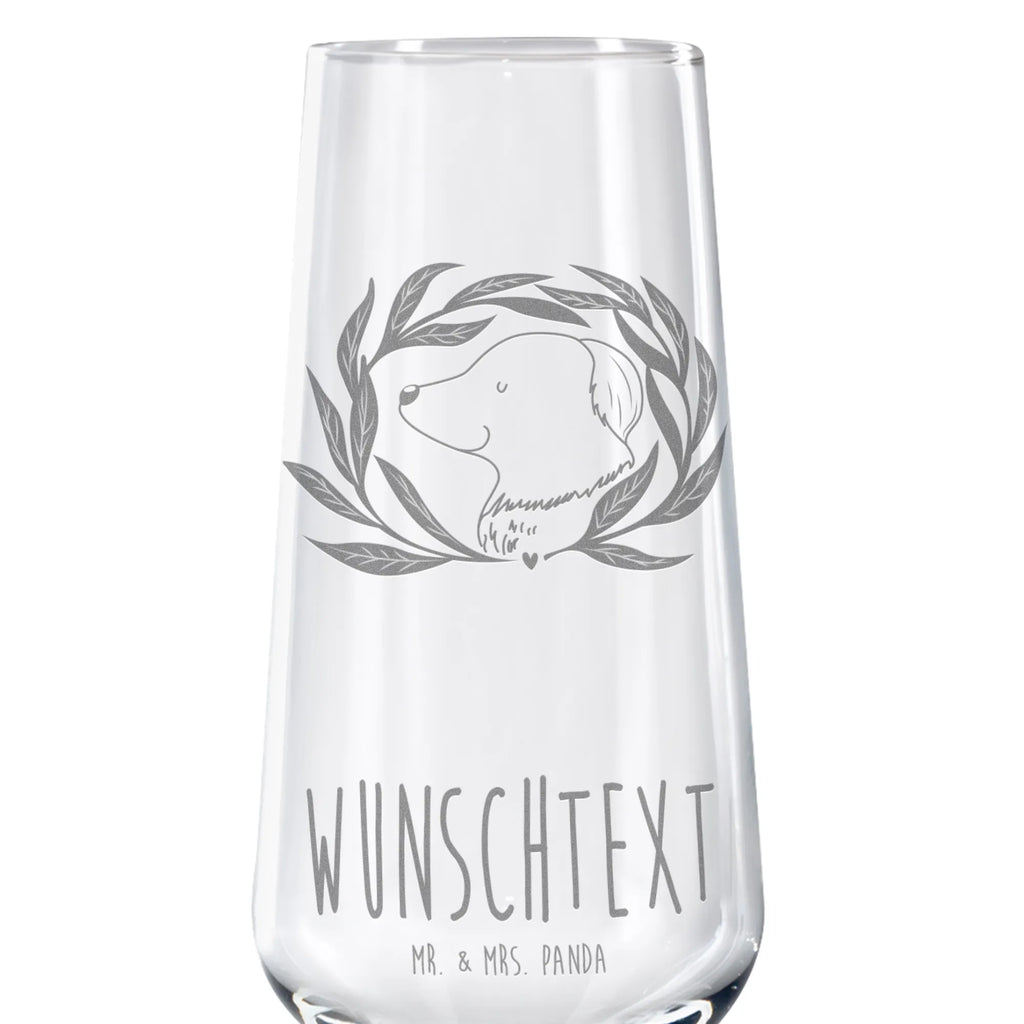 Spersonalizowany kieliszek do szampana pies kwiaty Pies, motyw psa, zwierzę domowe, rasa psa, miłośnik zwierząt, właściciel psa, powiedzenia