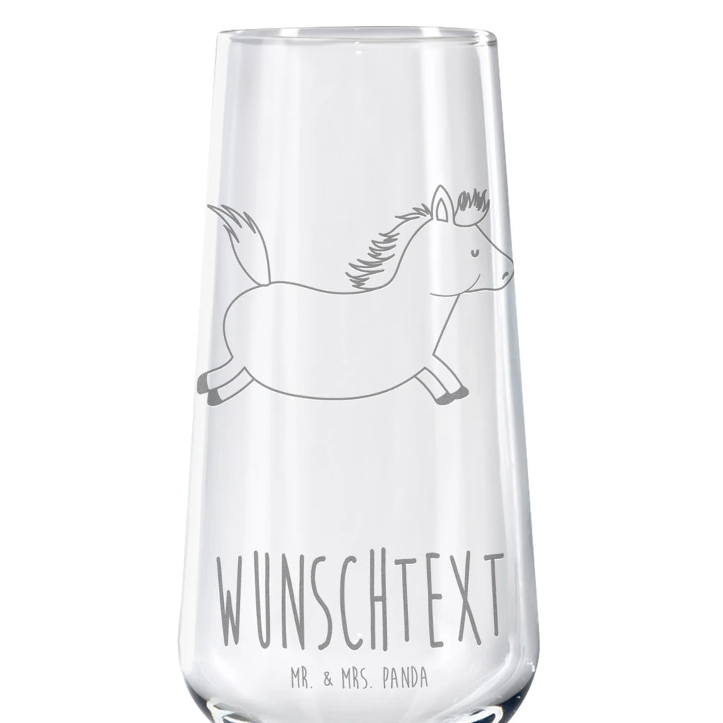 Personalized Sparkling Wine Glass Horse Jump farm, farm animals, animals, stable, horse owner, horses, riding, riding out, horse, pony, horse stable