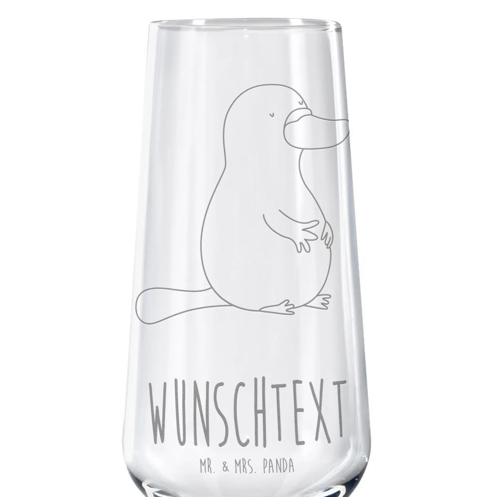 Personalized Sparkling Wine Glass platypus courage Seafood, aquatic animals, ocean, sea, fish, shells, corals, reef, whale, narwhal, sea urchin, lobster, platypus, turtle, manatee, crocodile, orca, shrimp, gifts for seafood lovers, water world, underwater animals, underwater world, vacation, deep sea, seafood fans, gift ideas, seafood decoration, seafood posters, wisdom, new beginning, Platypus, office, world trip, training, motivation, work, brave, Raodtrip, courage, new start