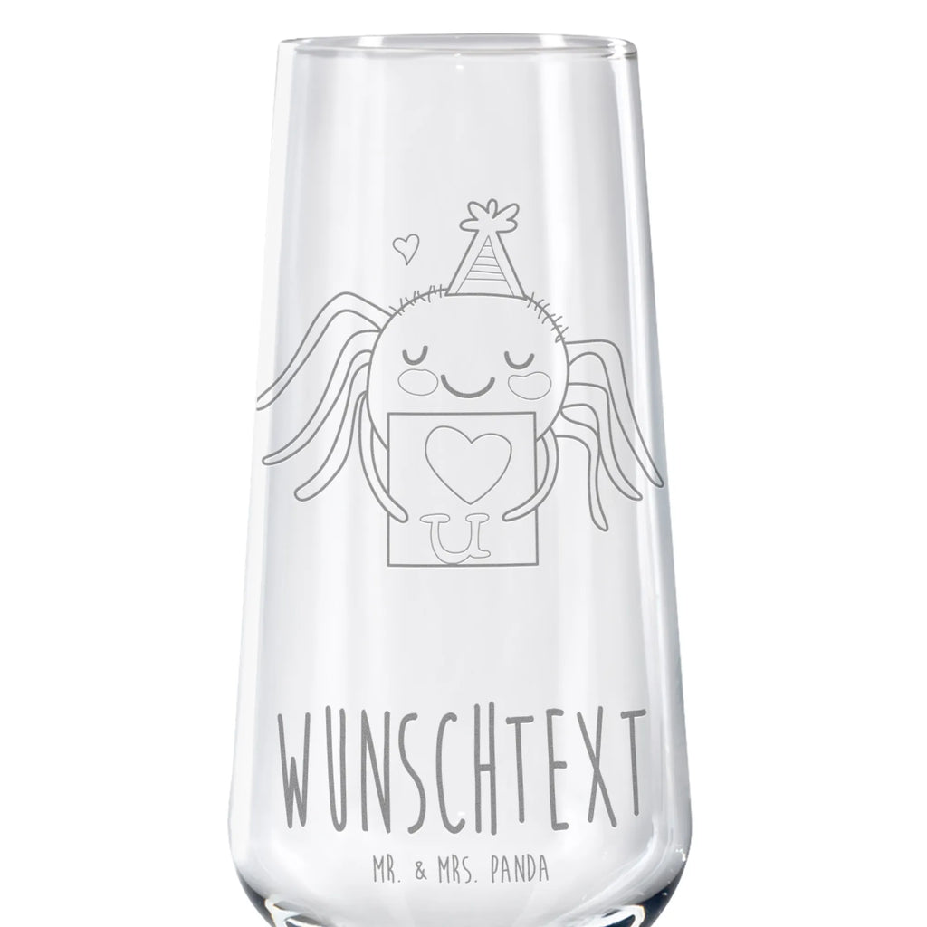 Personalized Sparkling Wine Glass Spider Agathe Letter Spider Agathe, Spider, Agathe, Videos, Merchandise