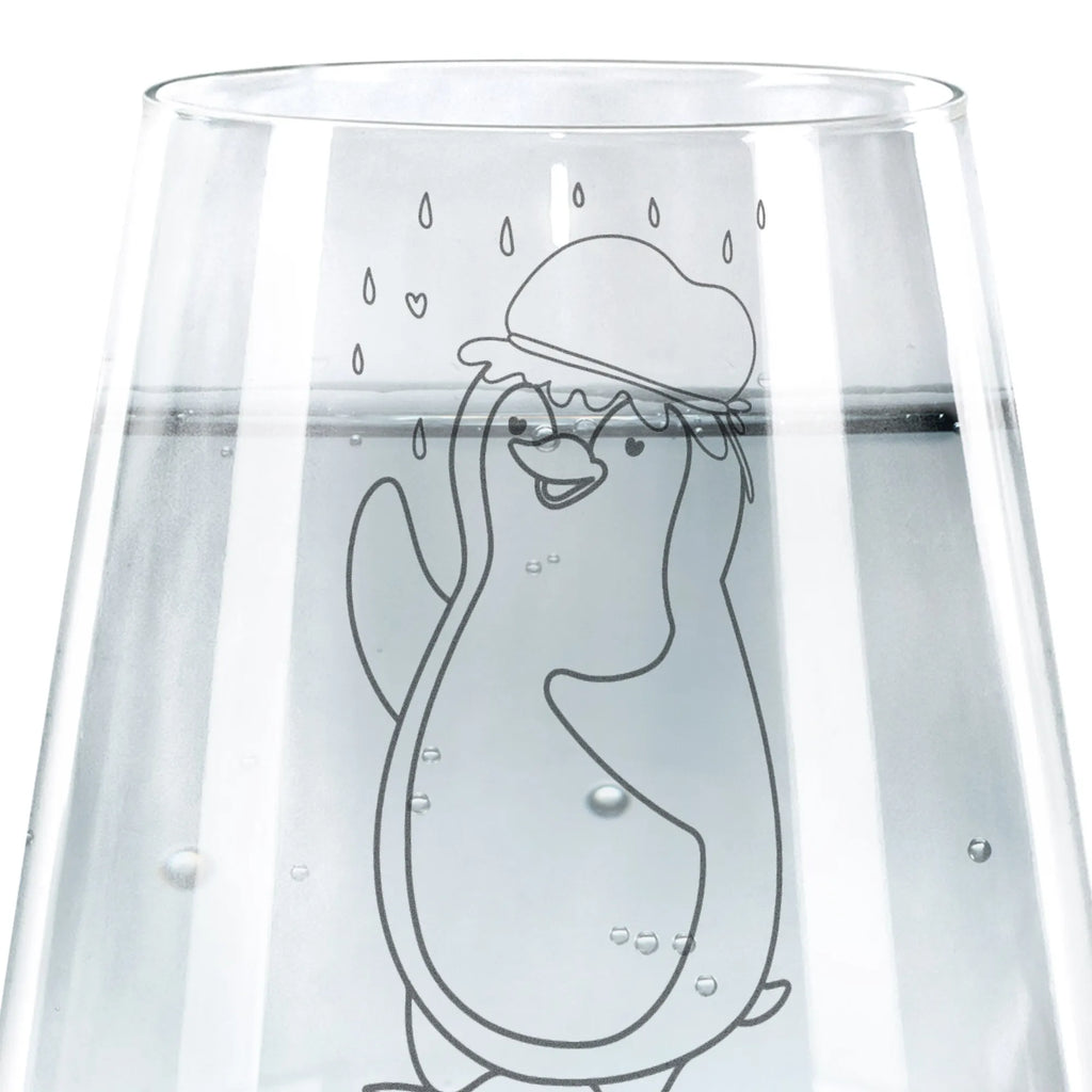 Drinking glass Penguin have a shower Penguin, North Pole, Winter, Penguins, shower, new beginning, new start, motivation, penguins, being happy, life motto