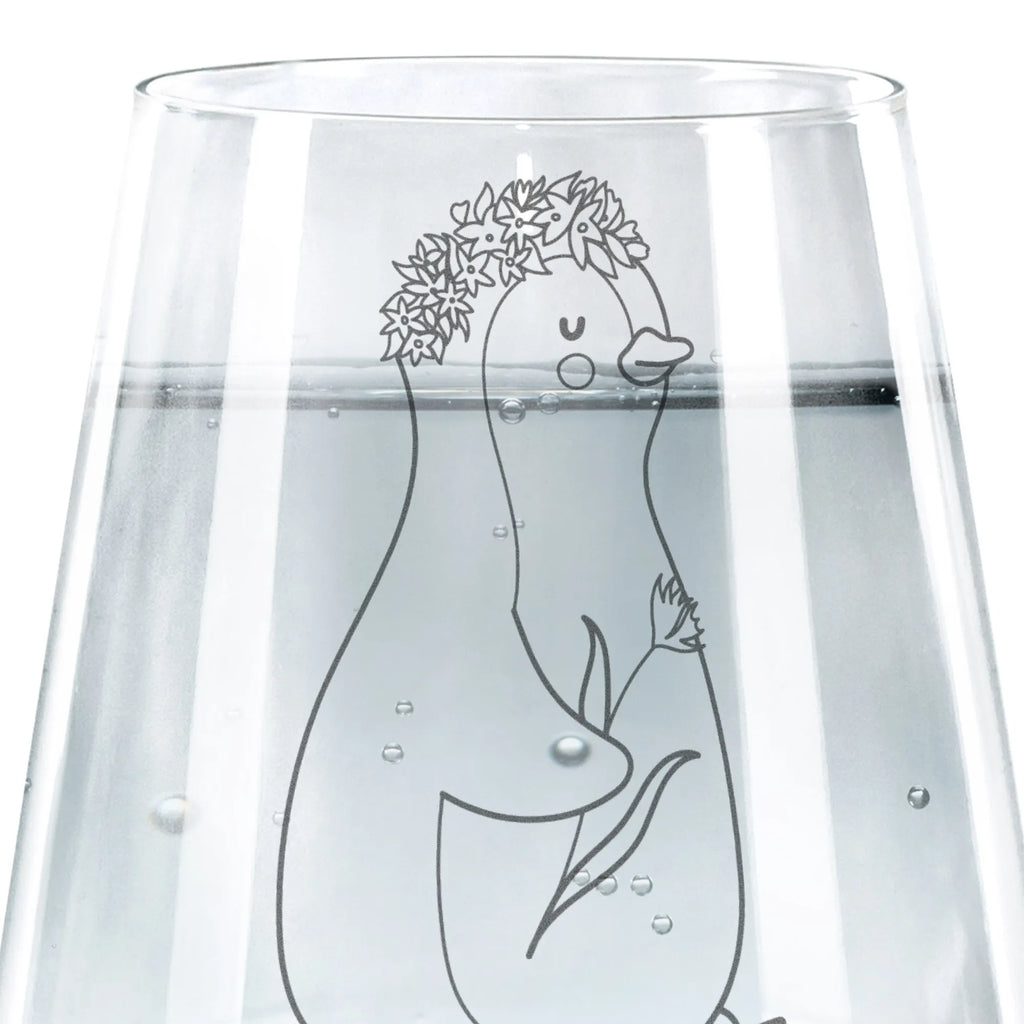 Drinking glass Penguin Flower Penguin, North Pole, Winter, Penguins, wishes, wreath of flowers, motivation, gift idea, goals, penguins, love of life, lovesickness, universe, goals in life, life