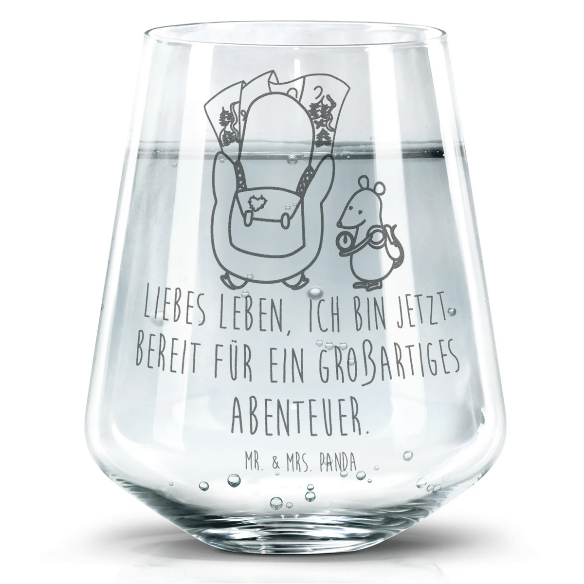 Trinkglas Pinguin & Maus Wanderer Glas, Tumbler Glas, Geschenkglas, Glasbecher, Saftglas, Allzweckglas, Designglas, Trinkgefäß, Dekoglas, Limonadenglas, getränkebecher, Becherglas, Wasserbecher, Panda Glas, Trinkglas, Wasserglas, Pinguin, Pinguine, Ausflug, Wandern, Wanderlust, Roadtrip, Abenteurer, Abenteuer