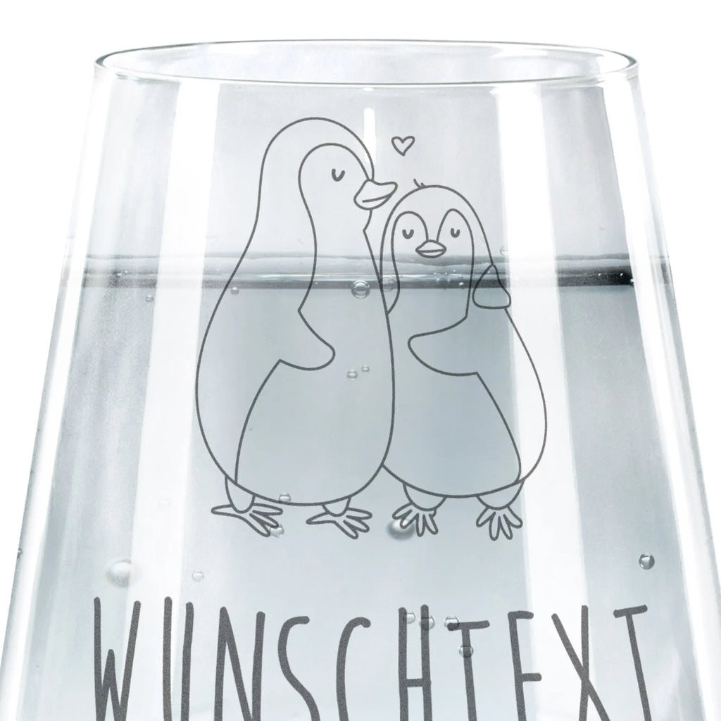 Personalized Drinking Glass Penguin embrace Penguin, North Pole, Winter, Penguins, proof of love, engagement, lovers, love gift, love, penguin, anniversary, wedding gift, wedding, wedding day