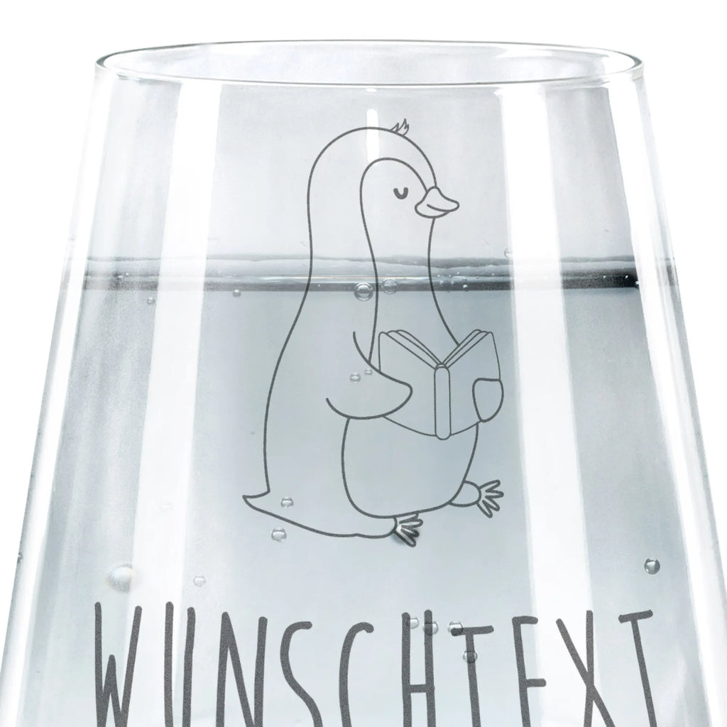 Personalized Drinking Glass Penguin A book Penguin, North Pole, Winter, Penguins, reading, vacation, doing nothing, bookworm, book, penguins, holidays, leisure, lazing around