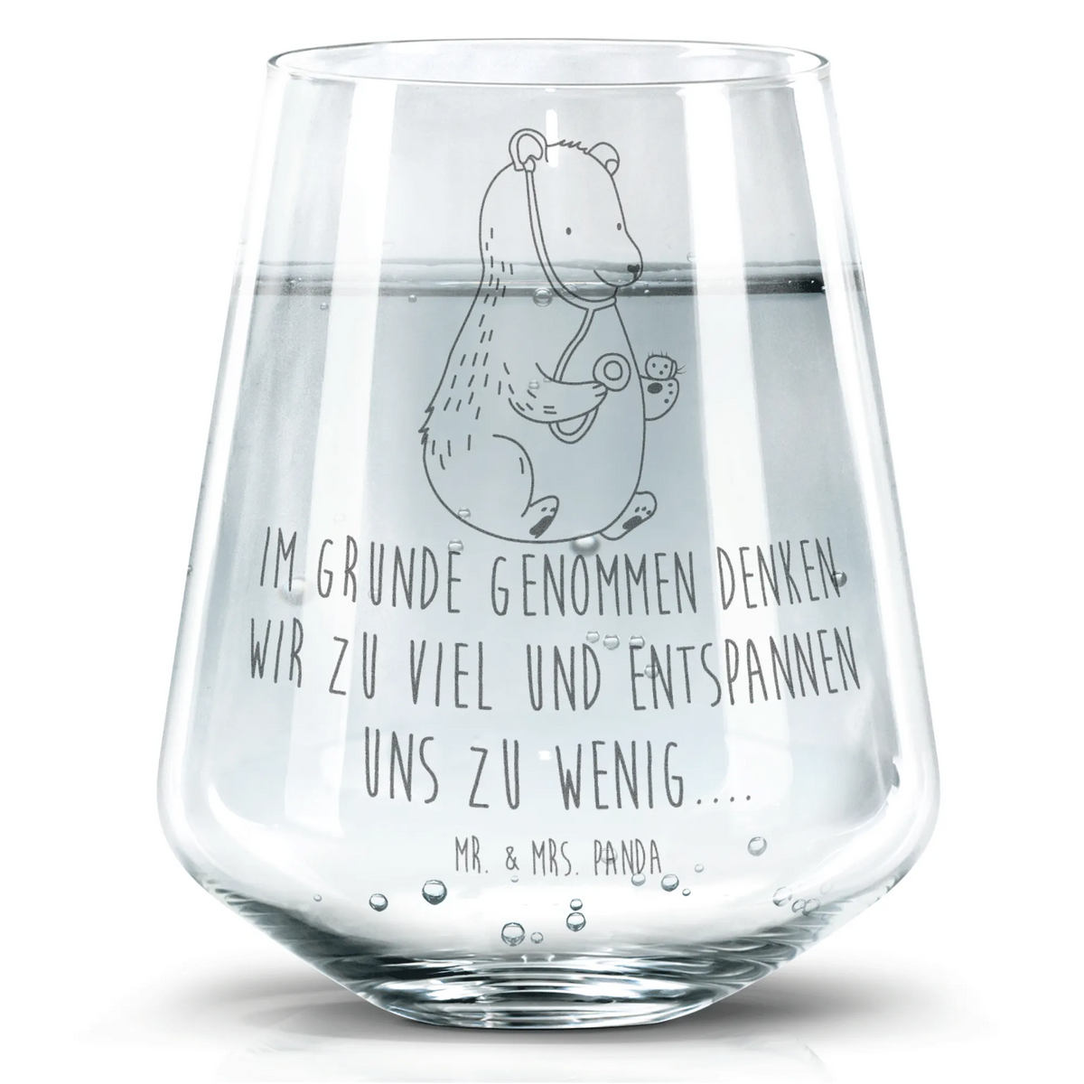 Trinkglas Bär Arzt Trinkglas, Geschenkglas, Becherglas, Glasbecher, Tumbler Glas, Glas, Trinkgefäß, Dekoglas, Designglas, Saftglas, Wasserbecher, Allzweckglas, Wasserglas, getränkebecher, Limonadenglas, Panda Glas, Teddy, Bär, Teddybär, Professorin, Ärztin, Arzt, Professor, Doktorin, Doktor