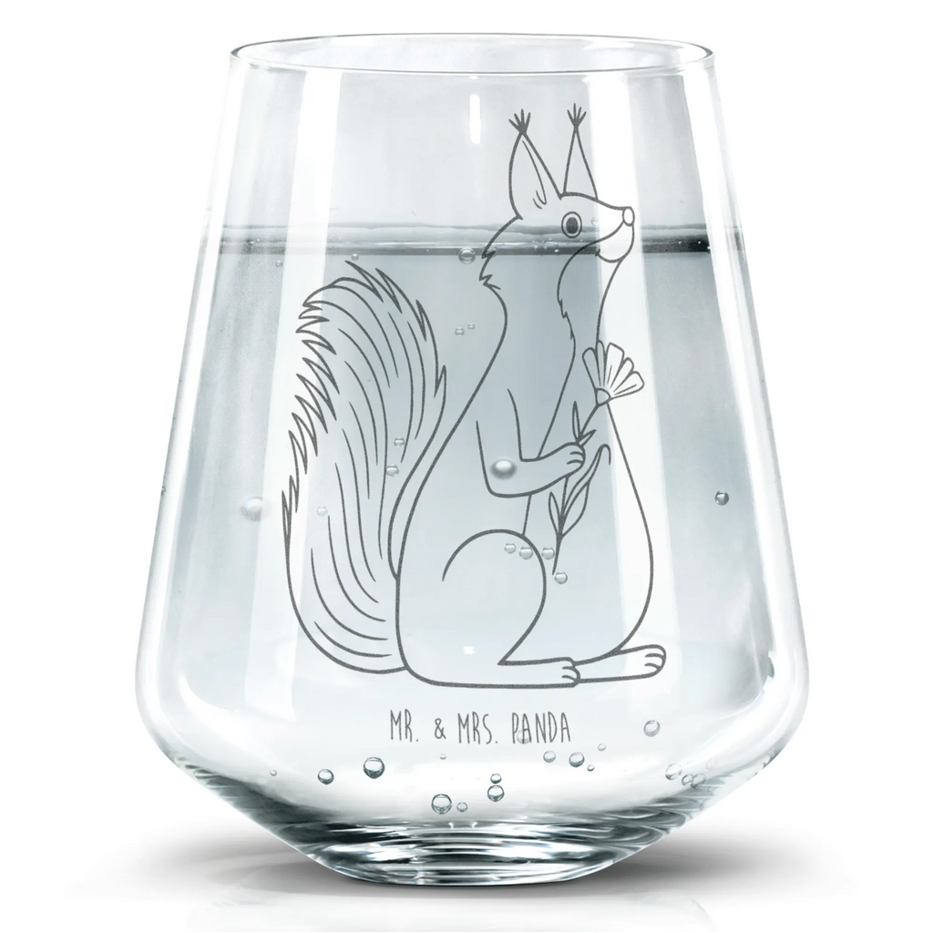 Drinking glass Squirrel flower small animals, cute, funny, cute animal motives, hand drawn, small world, funny sayings, good mood, happy, gifts, gift ideas, special gifts, animal lover, card, happy saying, saying decoration, positive saying, motivation sayings, motivation pictures, Squirrel, fun, squirrel, laughter