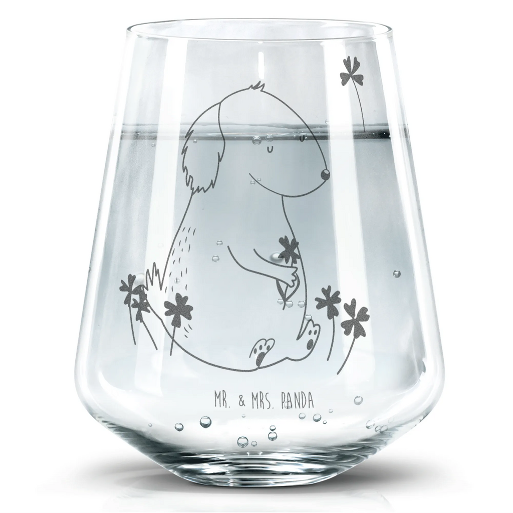 Drinking glass Dog shamrock dog, mutt, hound, woof, dog mama, dog breed, love dogs, love for dogs, dog decorative items, bag with dog print, funny gifts for dog owners, what do you give a dog lover, Christmas gifts for dogs, gifts for dogs, dog sayings, gift, new beginning, cloverleaf, Dog, mindfulness, daydreams, lucky charm, self-love, happiness, motivation