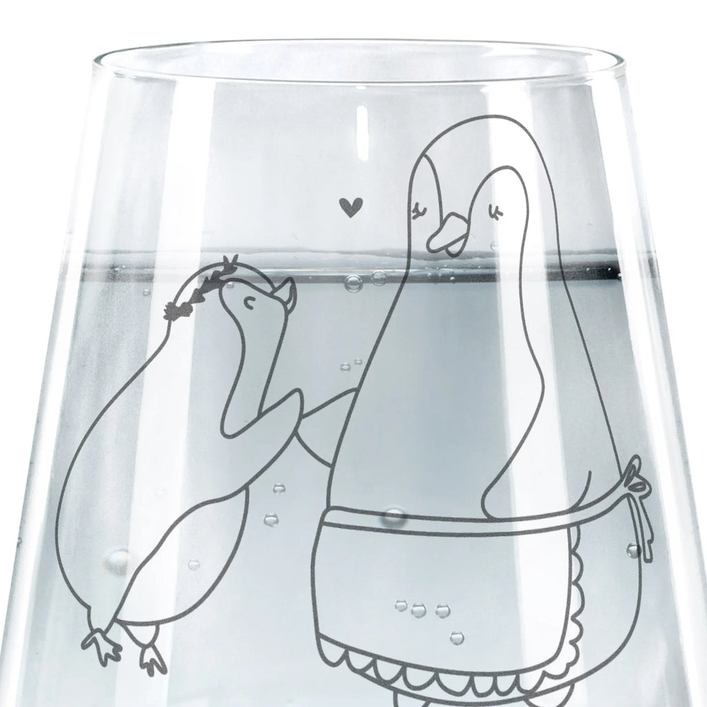 Drinking glass Penguin with child Family, Father's Day, Mother's Day, brother, sister, Mom, Dad, Mommy, Gift, Mother, Mummy, Birthday