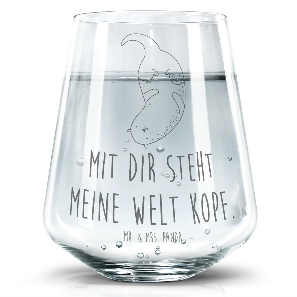 Drinking glass otter upside down otter, marten, sea otter, European otter, water mammal, aquatic animal, baby otter, predator, water, otter gifts, animal lover, gift ideas for animal lovers, animal, mammal, water animal, gifts for people in love, Otter Sea Otter Lake Otter
