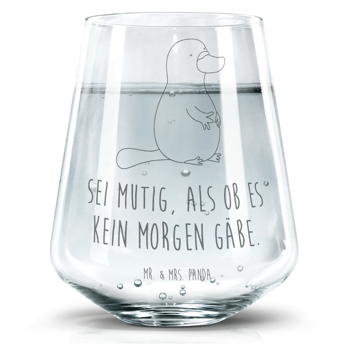 Trinkglas Schnabeltier Mut Saftglas, Wasserglas, Geschenkglas, Dekoglas, Panda Glas, Glasbecher, Limonadenglas, Designglas, Becherglas, Trinkglas, Wasserbecher, Trinkgefäß, Tumbler Glas, Allzweckglas, getränkebecher, Glas, Meer, Urlaub, Meerestiere, Lebensweisheit, Mut, Büro, Arbeit, mutig, Motivation, Schnabeltiere, Neustart, Raodtrip, Weltreise, Schnabeltier, Neuanfang, Training