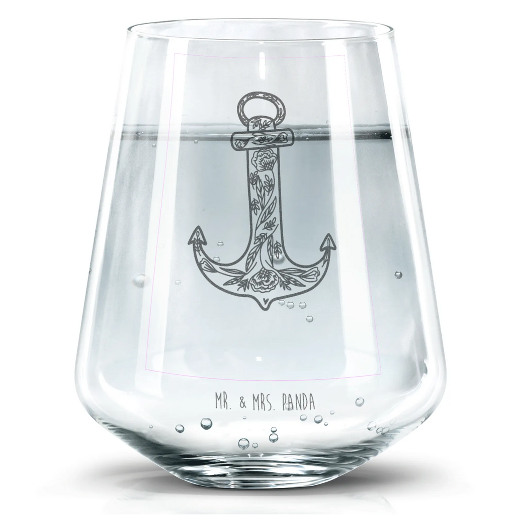 Drinking glass anchor Blue small animals, cute, funny, cute animal motives, hand drawn, small world, funny sayings, good mood, happy, gifts, gift ideas, special gifts, animal lover, card