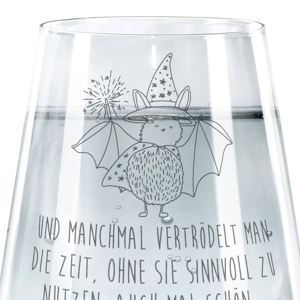 Drinking glass bat wizard small animals, cute, funny, cute animal motives, hand drawn, small world, funny sayings, good mood, happy, gifts, gift ideas, special gifts, animal lover, card, get in, bats, magicians, women, Bats, sorcerers
