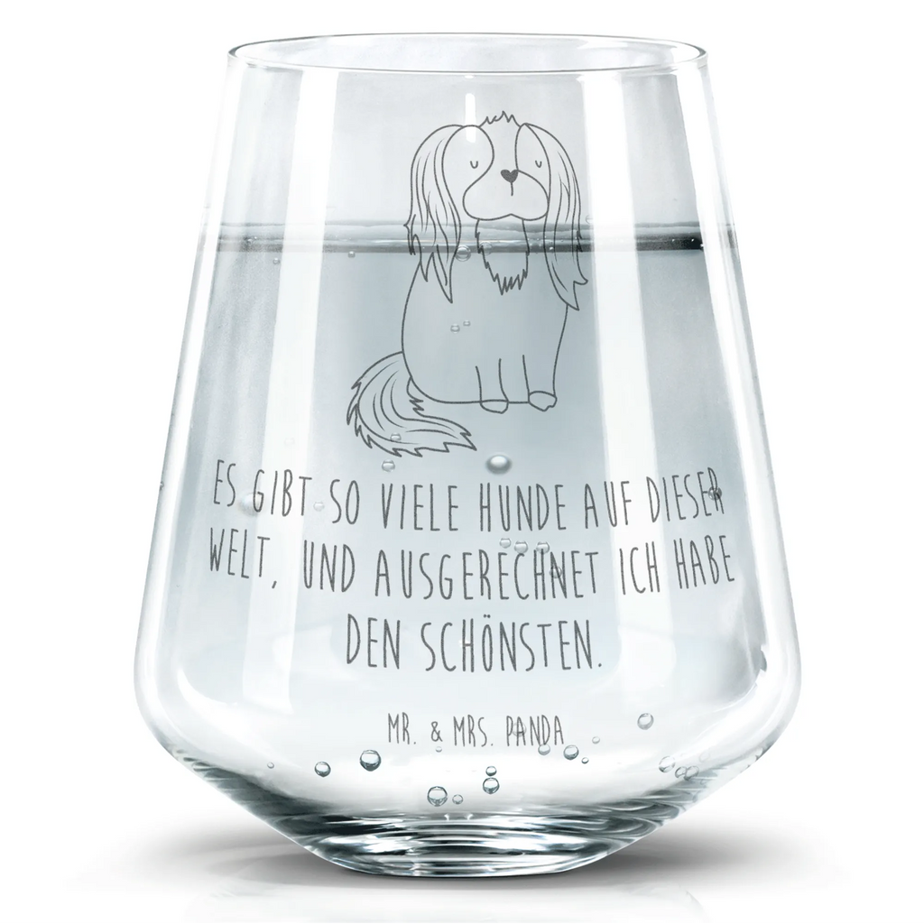 Drinking glass Dog Cavalier King Charles Spaniel dog, mutt, hound, woof, dog mama, dog breed, love dogs, love for dogs, dog decorative items, bag with dog print, funny gifts for dog owners, what do you give a dog lover, Christmas gifts for dogs, gifts for dogs, dog sayings, Sayings, Dog, most beautiful dog, Cocker Spaniel, Spaniel, Cavalier King Charles Spaniel