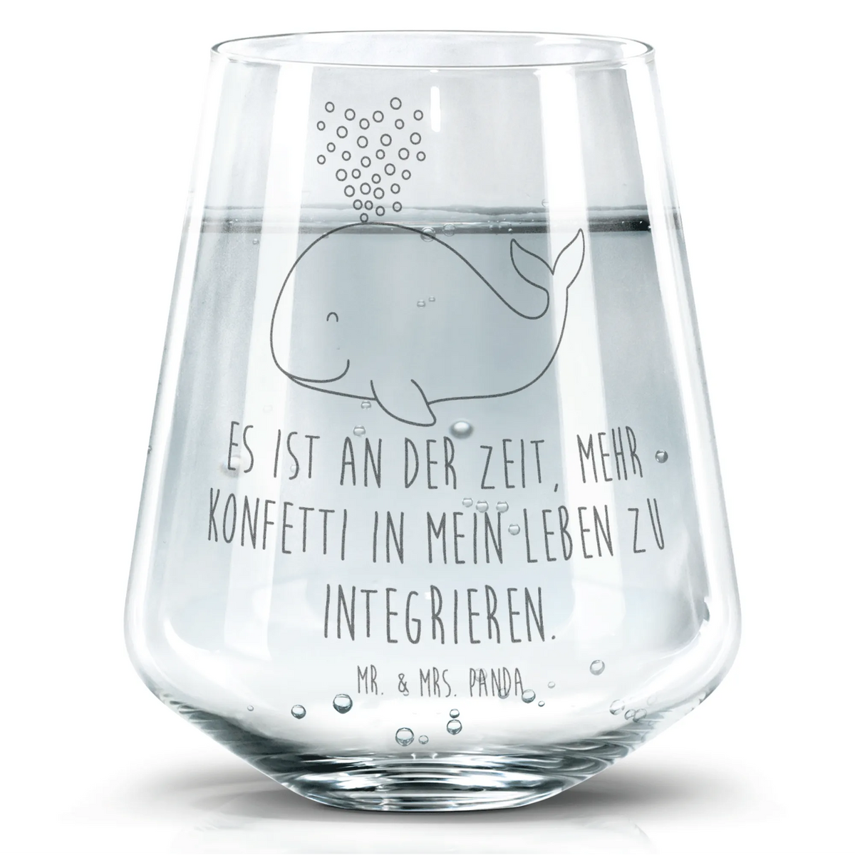 Trinkglas Wal Konfetti Wasserglas, getränkebecher, Saftglas, Trinkgefäß, Trinkglas, Becherglas, Limonadenglas, Tumbler Glas, Glas, Panda Glas, Wasserbecher, Allzweckglas, Glasbecher, Geschenkglas, Dekoglas, Designglas, Meer, Urlaub, Meerestiere, Trennung, Diät, Wale, Neustart, Neuanfang, Wal, Lebensabschnitt, Abnehmen, Konfetti, Geburtstag, Motivation