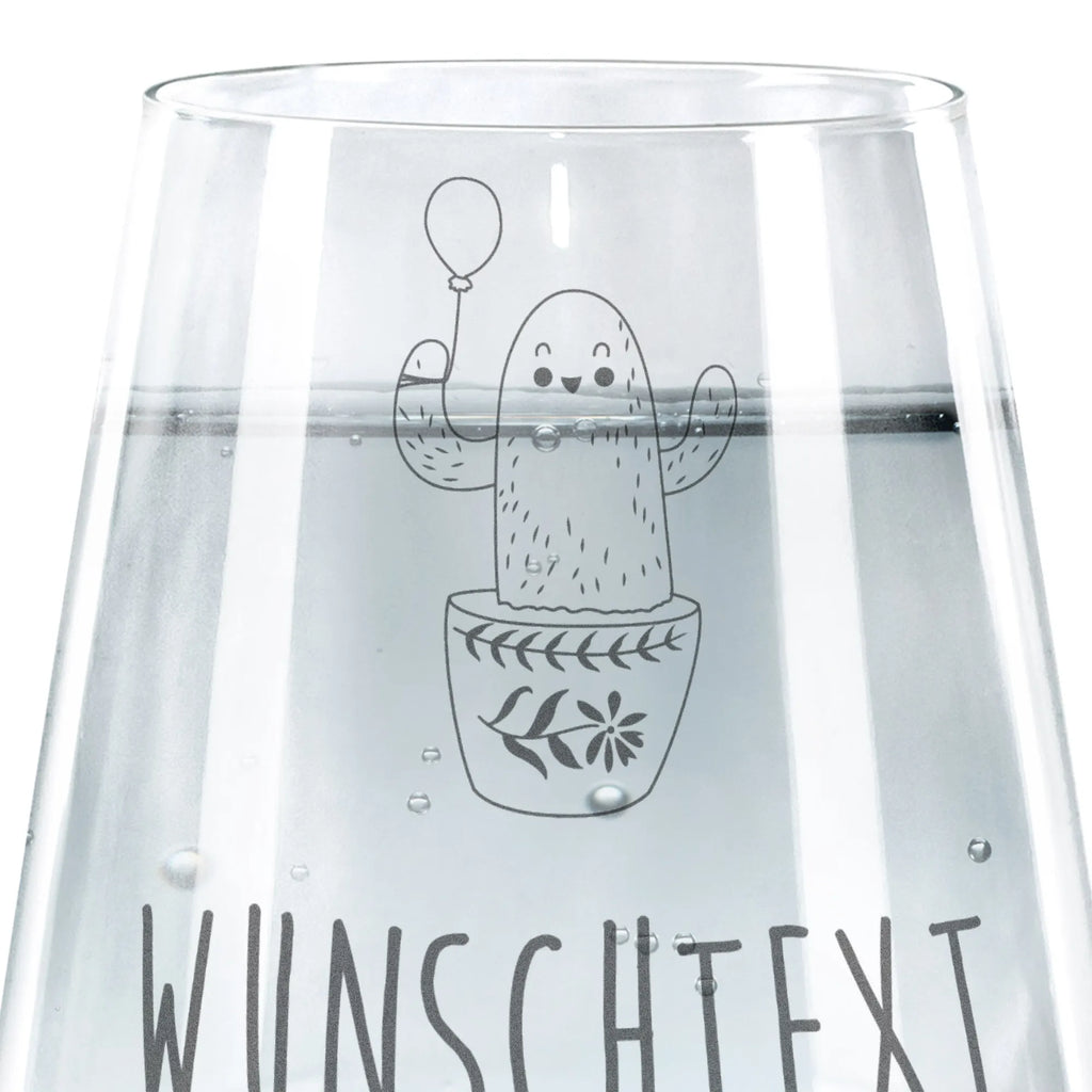 Personalized Drinking Glass cactus balloon cactus, cactuses, plants, cactus plant, small green cactus, joy, office life, new start, office, balloon, education, girlfriend, stress, cacti, exam, boyfriend