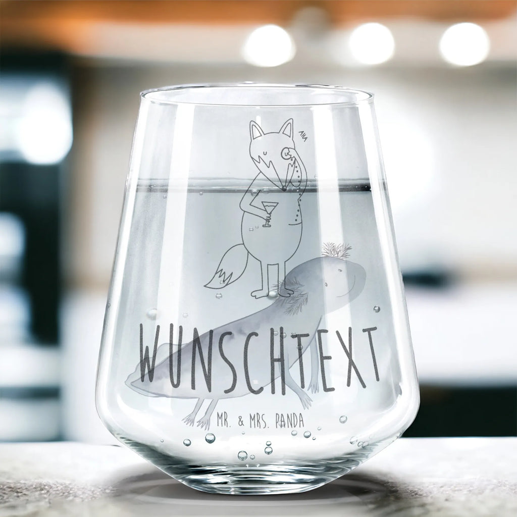 Personalized Drinking Glass Fox lord fox, foxes, forest wildlife, clever as a fox, animal lover, problem solving, words of consolation, saying funny, lovesickness gift, motivation saying
