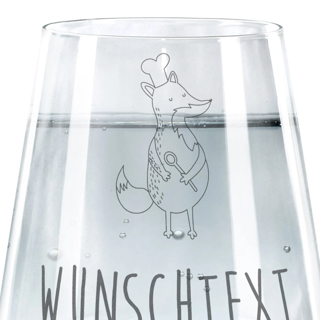 Personalized Drinking Glass Fox A cook fox, foxes, forest wildlife, clever as a fox, animal lover, Kitchen slogan, Baker, Chefs, funny, Cook gift, Fox, Party slogan, Slogan funny, Kitchen decoration