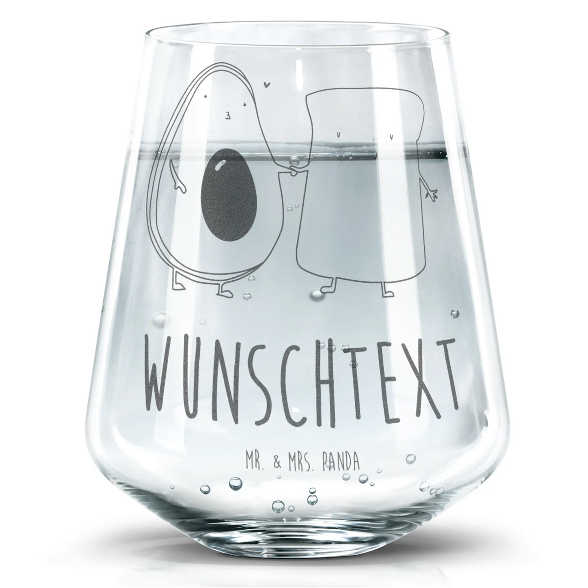 Personalized Drinking Glass avocado toast vegetables, Anniversary gift, Girlfriend, Engagement party, Friend, Toast bread, Lovers, Wedding gift, Anniversary, Couple, Wedding