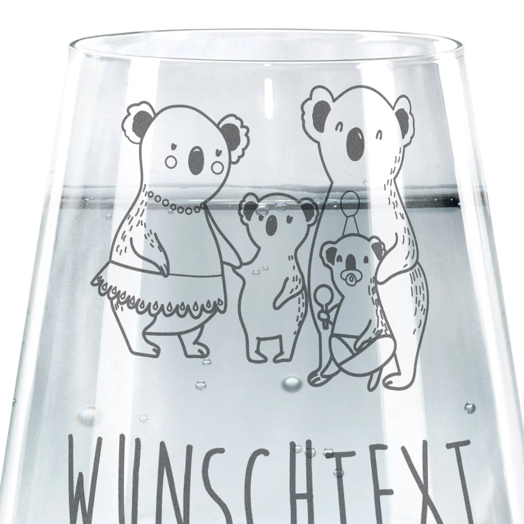 Personalized Drinking Glass Koala Family Family, Father's Day, Mother's Day, brother, sister, Mom, Dad, Koala, dad, children, family life, siblings, family, koalas, mom