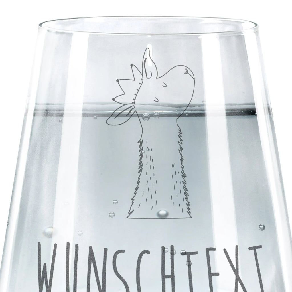 Personalizowana szklanka do picia Głowa lamy król Lama, Alpaka