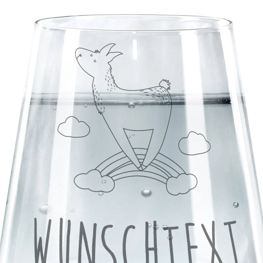 Personalizowana szklanka do picia lama tęcza Lama, Alpaka