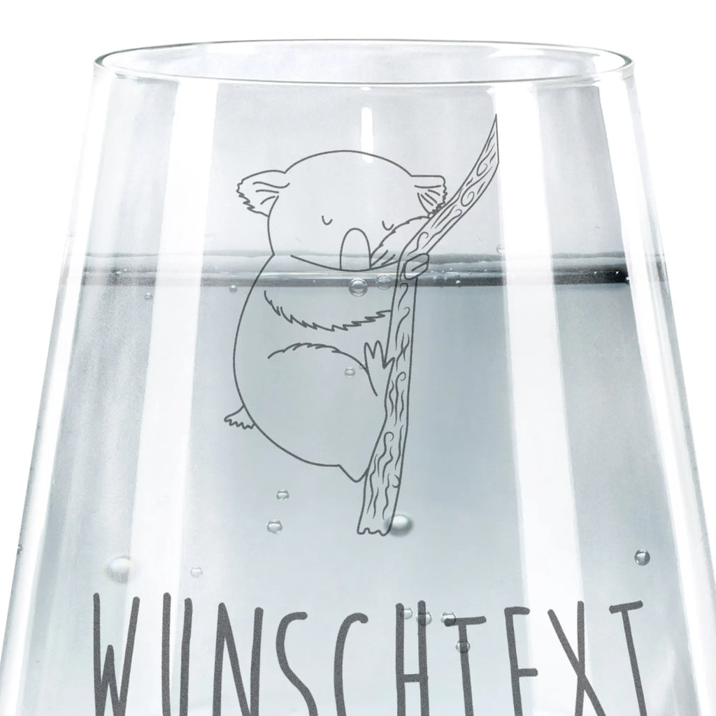 Personalized Drinking Glass koala small animals, cute, funny, cute animal motives, hand drawn, small world, funny sayings, good mood, happy, gifts, gift ideas, special gifts, animal lover, card, koala bear, dream, Koala, bedroom, bear, dreamland, sleeping