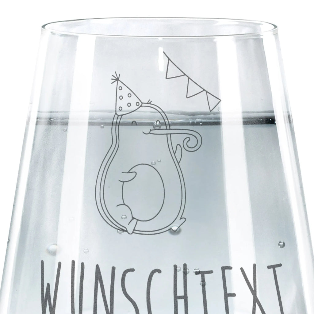 Spersonalizowana szklanka do picia Awokado Czas na imprezę Awokado, Warzywa, Wegan, Zdrowy