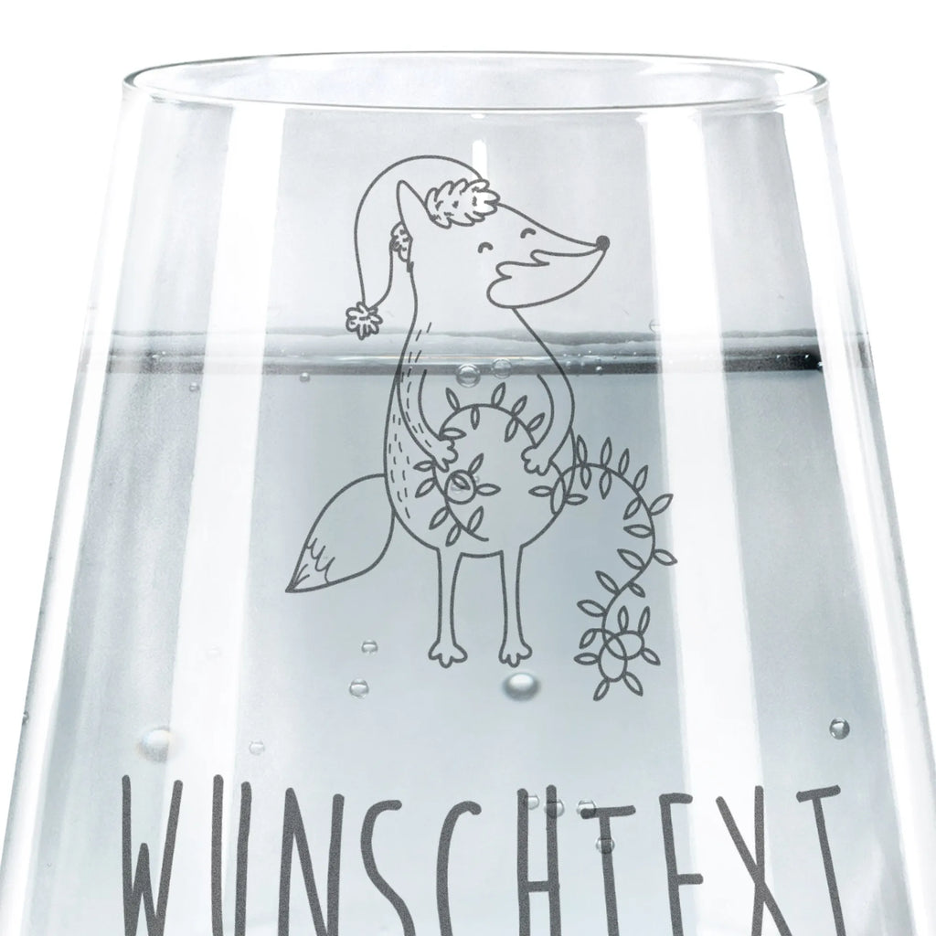 Personalized Drinking Glass Fox Christmas Winter, Christmas, Christmas time, snow, Gift Christmas, Foxes, Saying beautiful, Santa Claus, Christmas Eve, Fox
