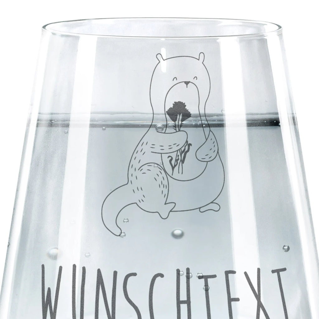 Personalized Drinking Glass otter Bunch of flowers otter, marten, sea otter, European otter, water mammal, aquatic animal, baby otter, predator, water, otter gifts, animal lover, gift ideas for animal lovers, animal, mammal, water animal, gifts for people in love, Otter Sea Otter Lake Otter