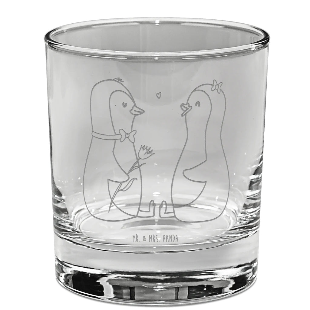 Whiskey Glass Penguin pair Penguin, North Pole, Winter, Penguins, love gift, engagement, anniversary, love, penguin, wedding gift, penguins, wedding day, wedding, proof of love, lovers, great love, dream couple