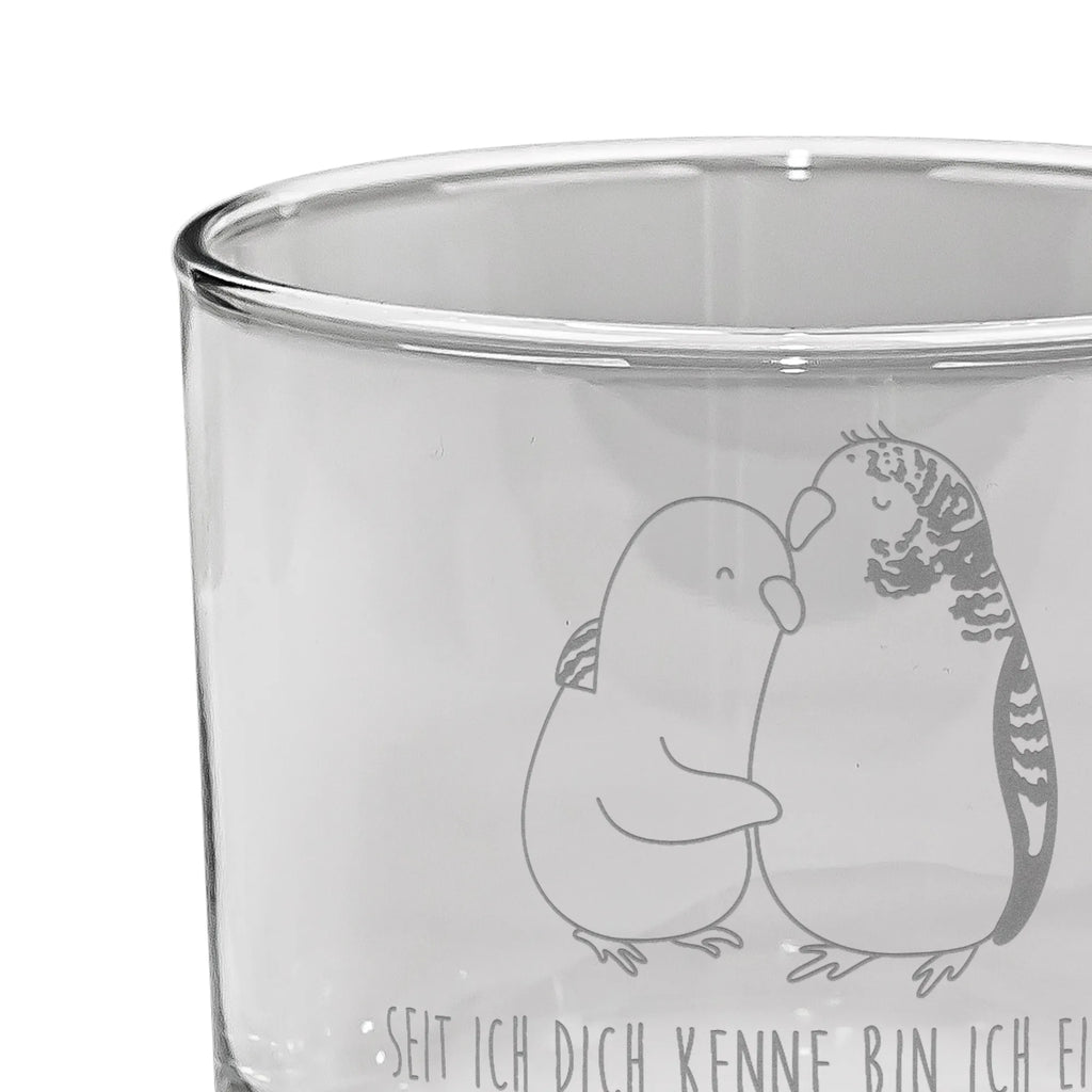 Whiskey Glass Parakeets in love Love, Loving, Two, Together, Marriage, Engagement, Proposal of marriage, Love gift, gift for her, gift for him, anniversary gift, closeness, love, budgie, trust, birds, cuddling