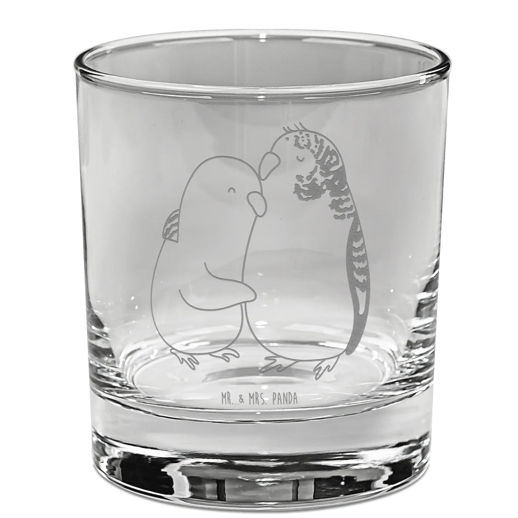Whiskey Glass Parakeets in love Love, Loving, Two, Together, Marriage, Engagement, Proposal of marriage, Love gift, gift for her, gift for him, anniversary gift, closeness, love, budgie, trust, birds, cuddling