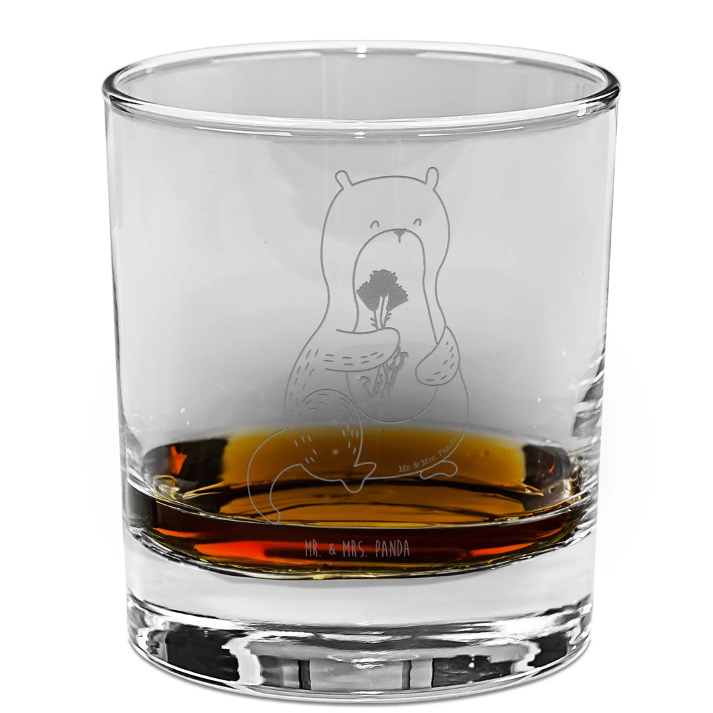 Whiskey Glas Otter Blumenstrauß Whisky Gläser, Whiskey Tumbler, Whiskeylgas, Whiskey Glas, Edle Whiskygläser, Whiskyglas mit Gravur, Whiskygläser, Whiskey Glas mit Gravur, Gravur Whiskyglas, Whiskeyglas mit Spruch, Whiskey Glas mit Sprüchen, Otter, Fischotter, Seeotter, Otter Seeotter See Otter