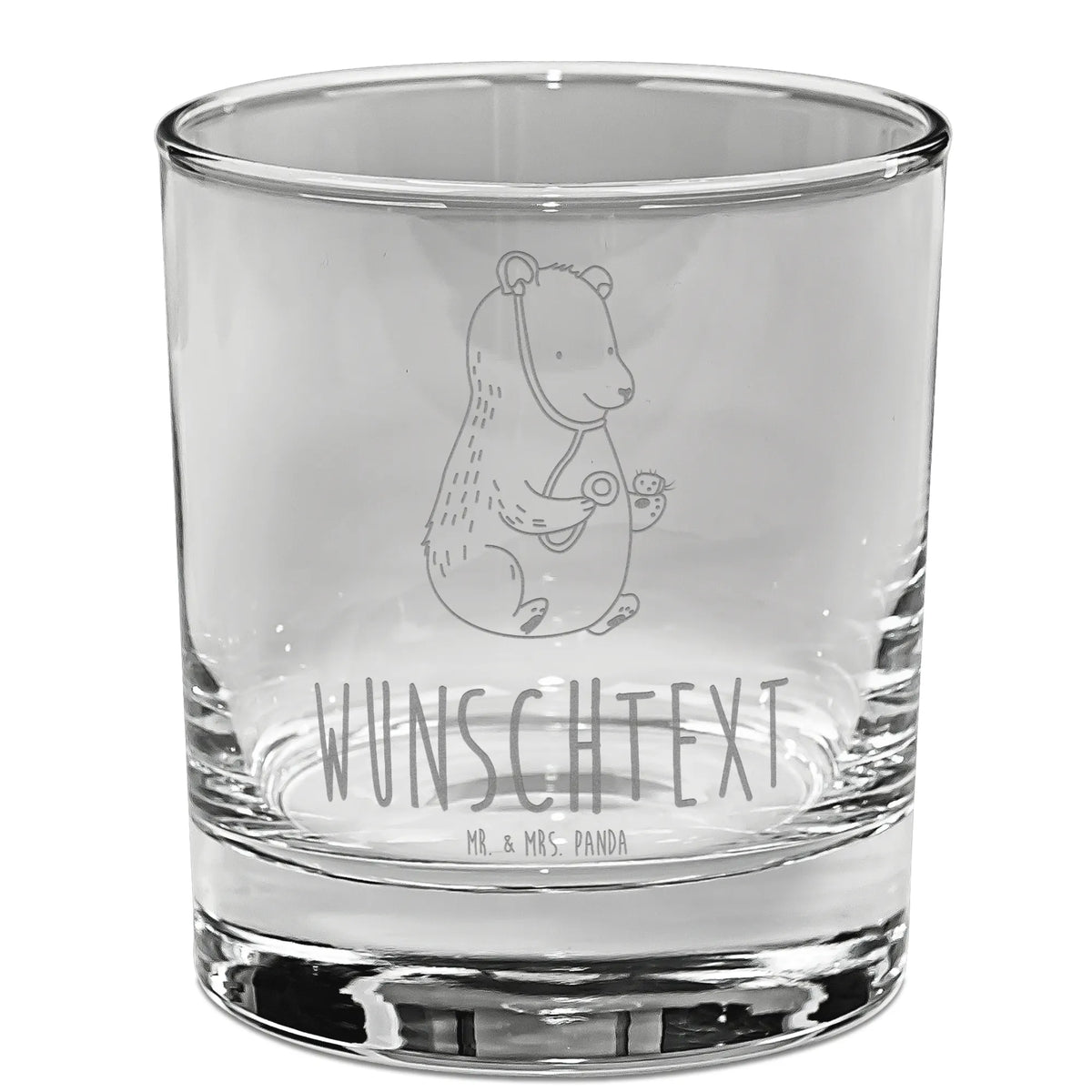 Personalized Whiskey Glass bear Physician teddy bear, cuddly toy, Doctor